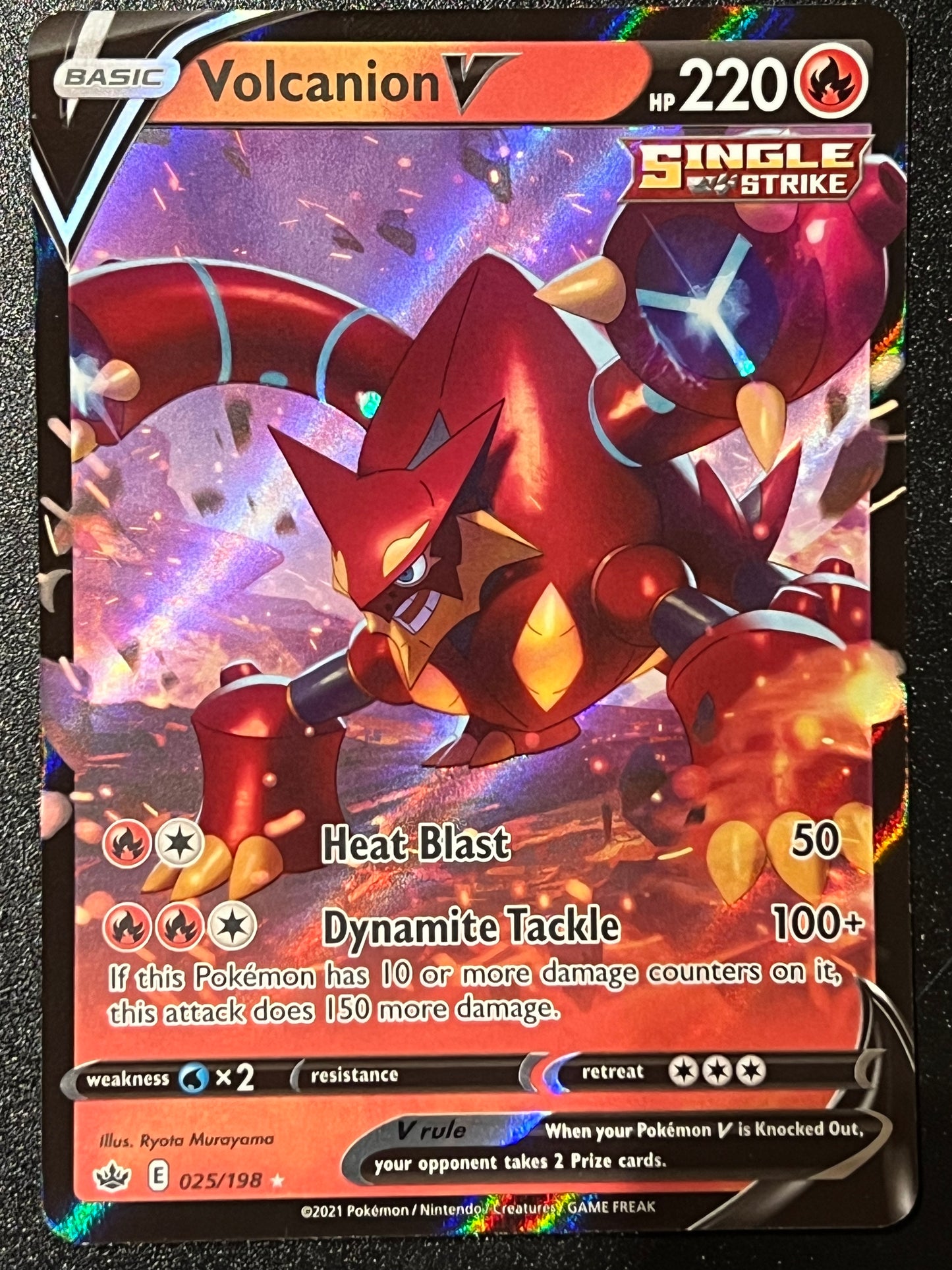 Volcanion V - 025/198 Chilling Reign Rare Holo V