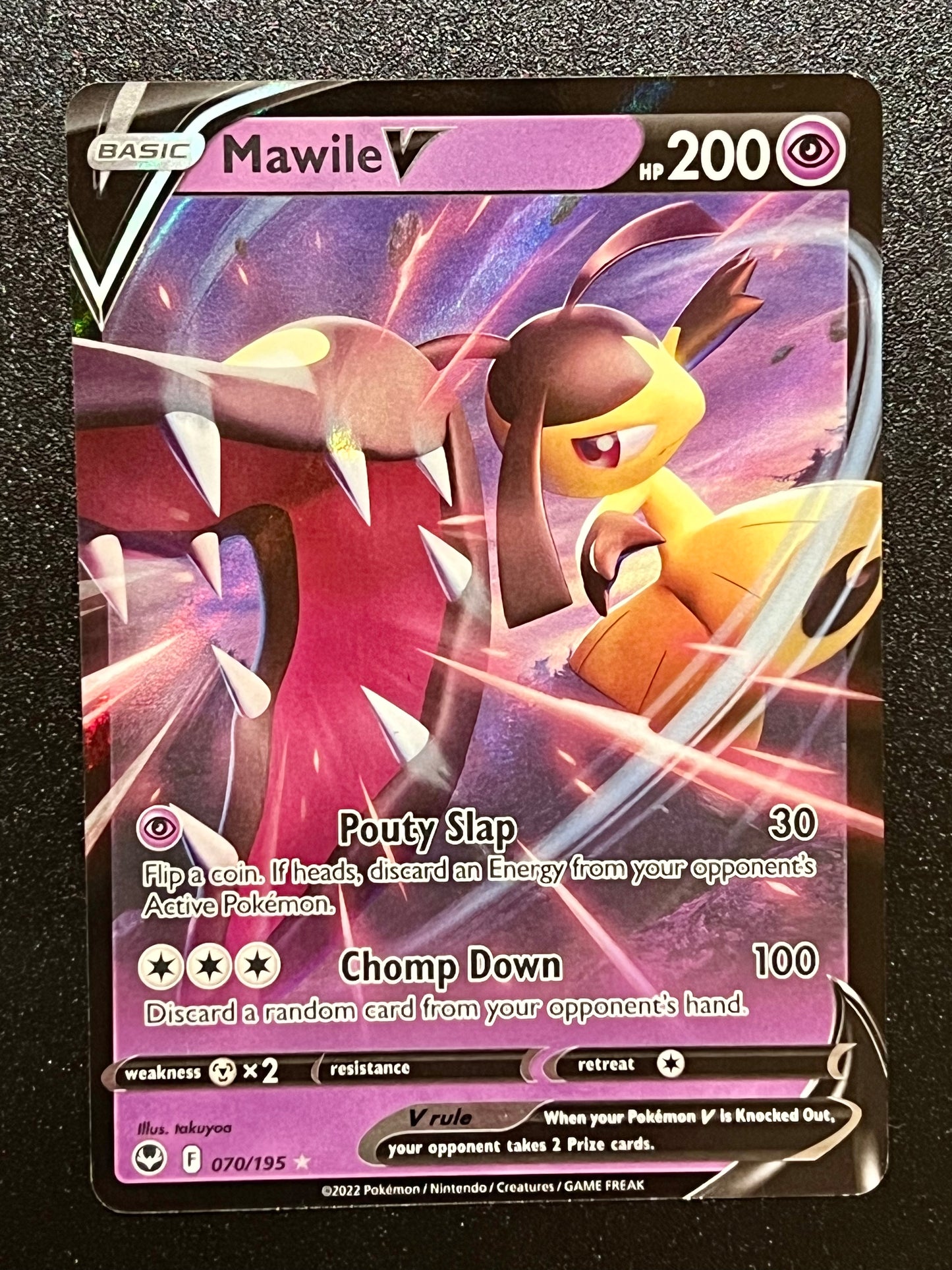 070/195 Mawile V - Pokémon Silver Tempest Ultra Rare