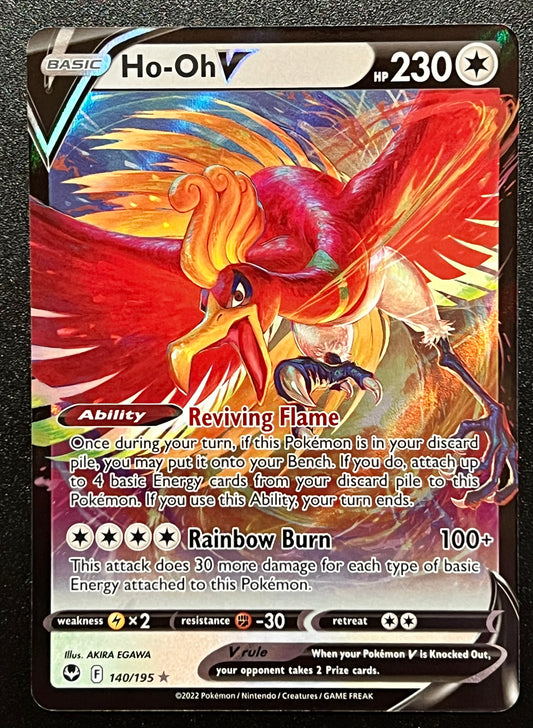 Ho-Oh V - 140/195 Silver Tempest Rare Holo