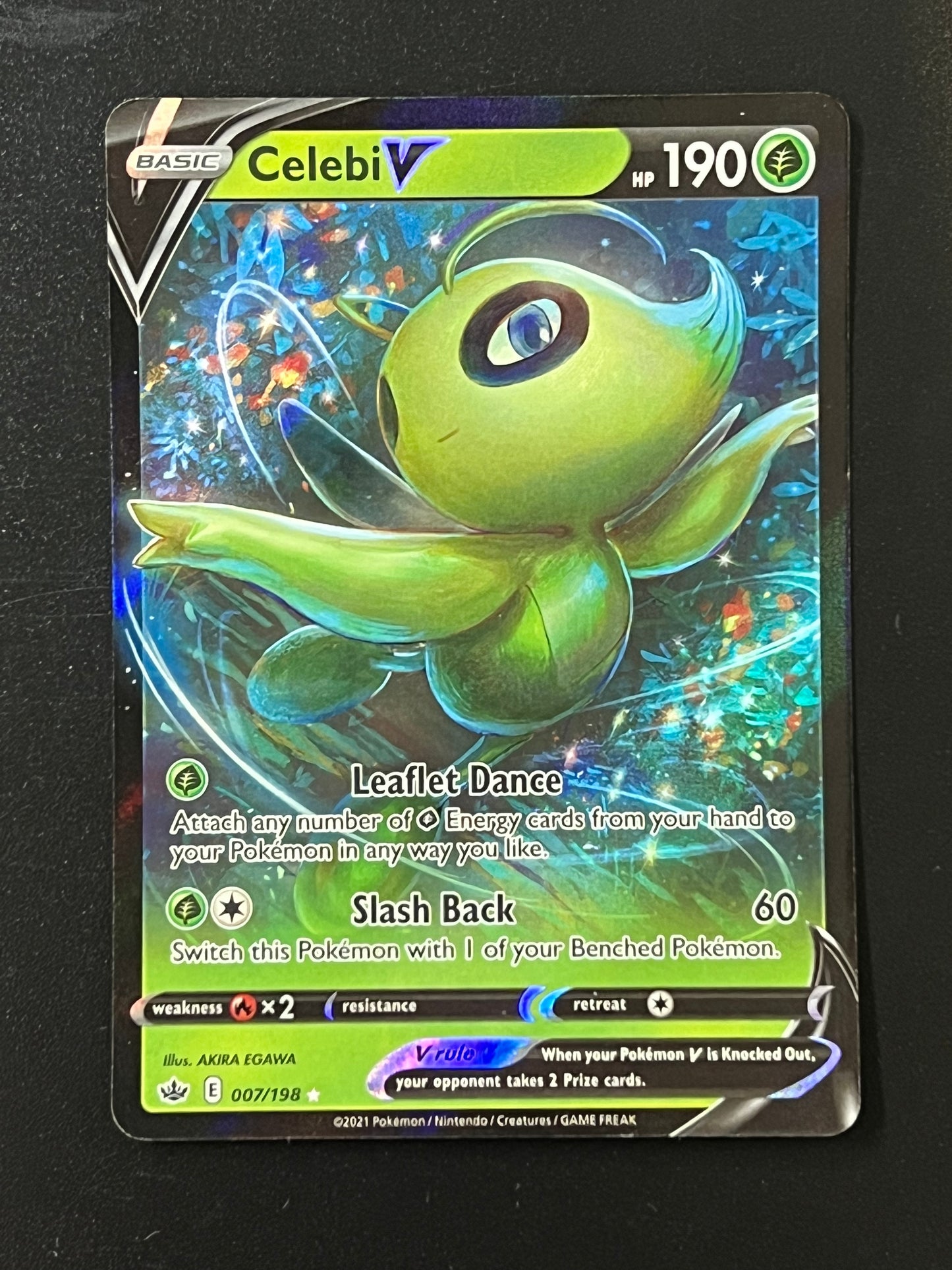 Celebi V - 007/198 Chilling Reign Rare Holo V