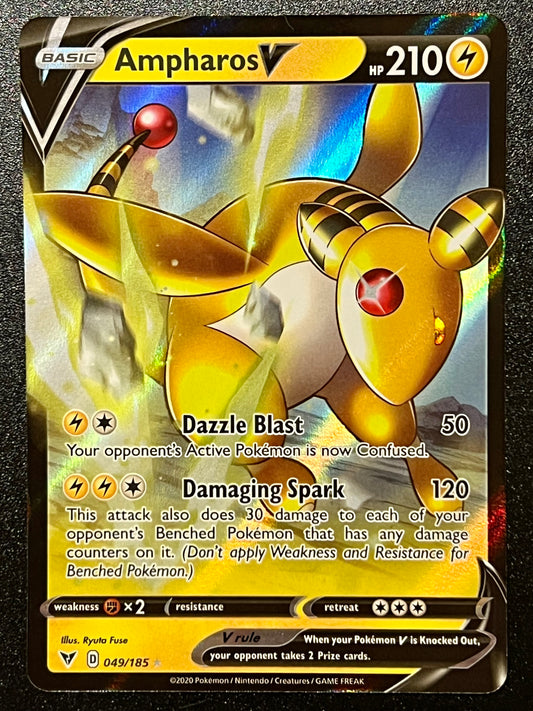 049/185 Ampharos V - Pokémon Vivid Voltage Ultra Rare