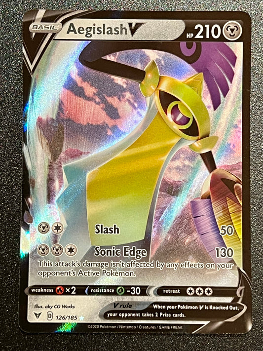 126/185 Aegislash V - Pokémon Vivid Voltage Ultra Rare