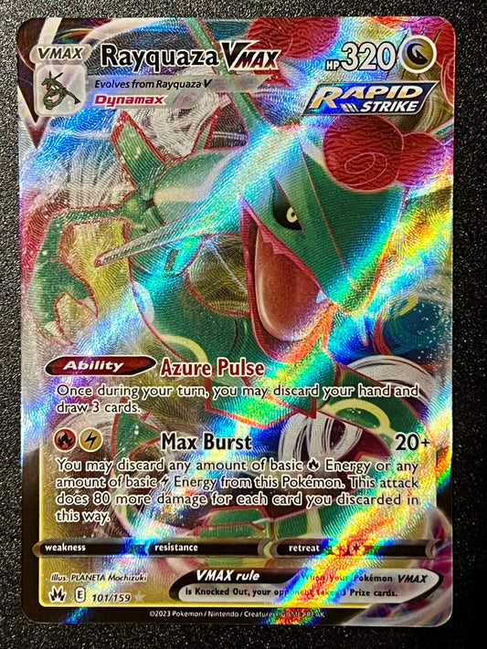 101/159 Rayquaza VMax - Pokémon Crown Zenith Ultra Rare