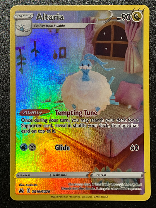 GG19/GG70 Altaria - Pokémon Crown Zenith Holo Rare