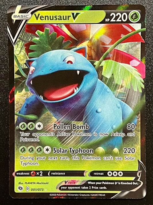 Venusaur V - 001/073 Champions Path Rare Holo