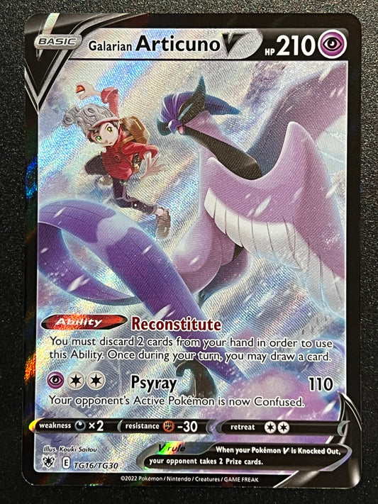 Galarian Articuno V - TG16/TG30 Astral Radiance Rare Holo