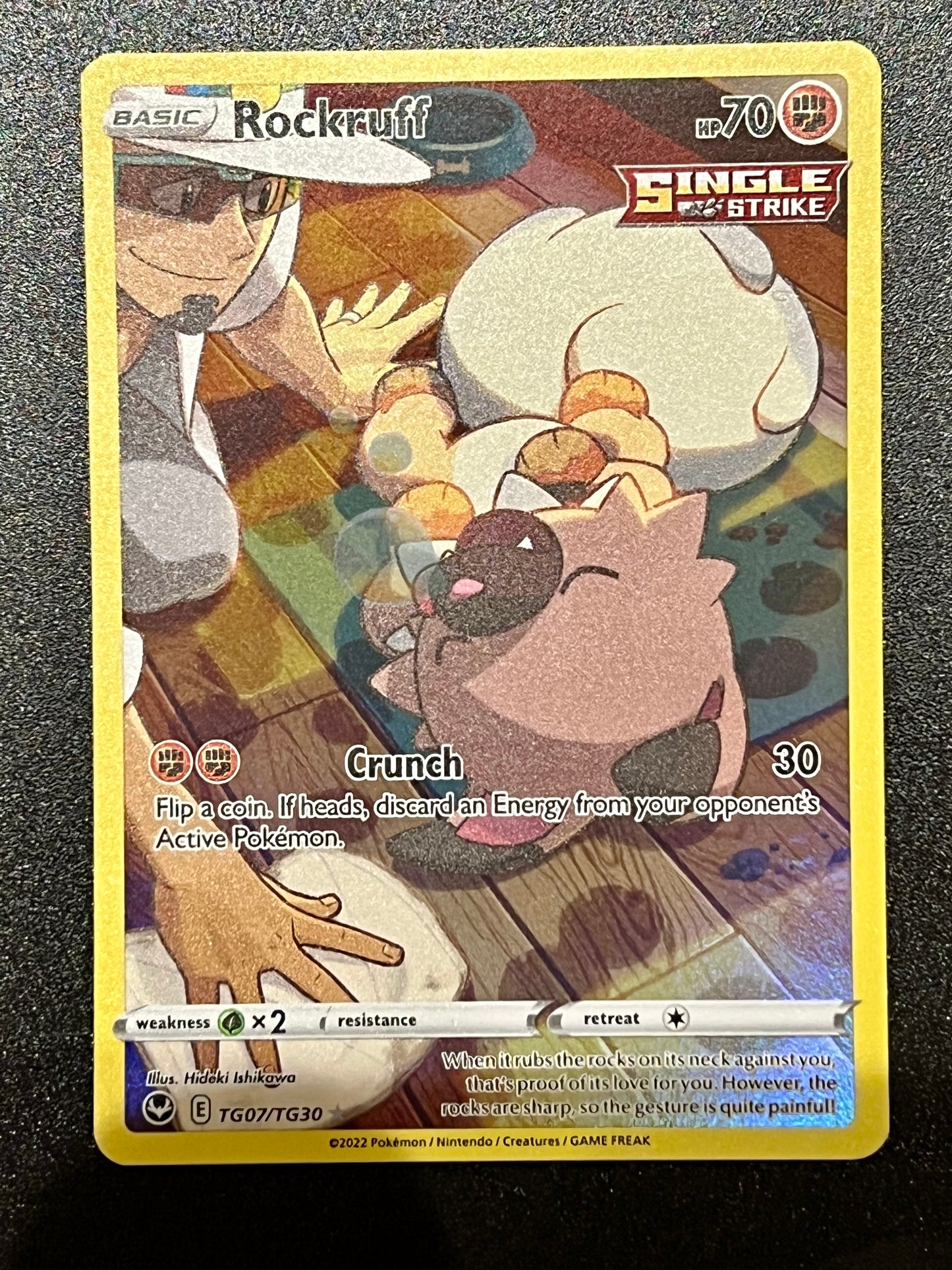 Rockruff- TG07/TG30 Silver Tempest Rare Holo