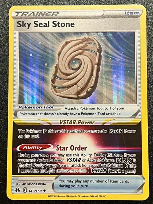 143/159 Sky Seal Stone - Crown Zenith Rare Holo