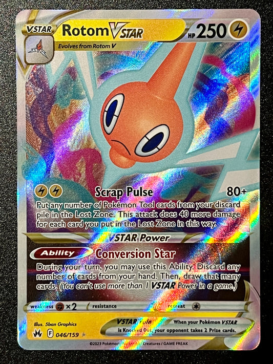 046/159 Rotom VStar - Pokémon Crown Zenith Ultra Rare