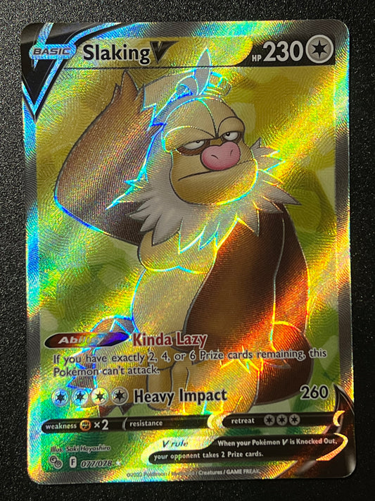 Slaking V - 077/078 Pokémon Go Ultra Rare Full Art Holo V