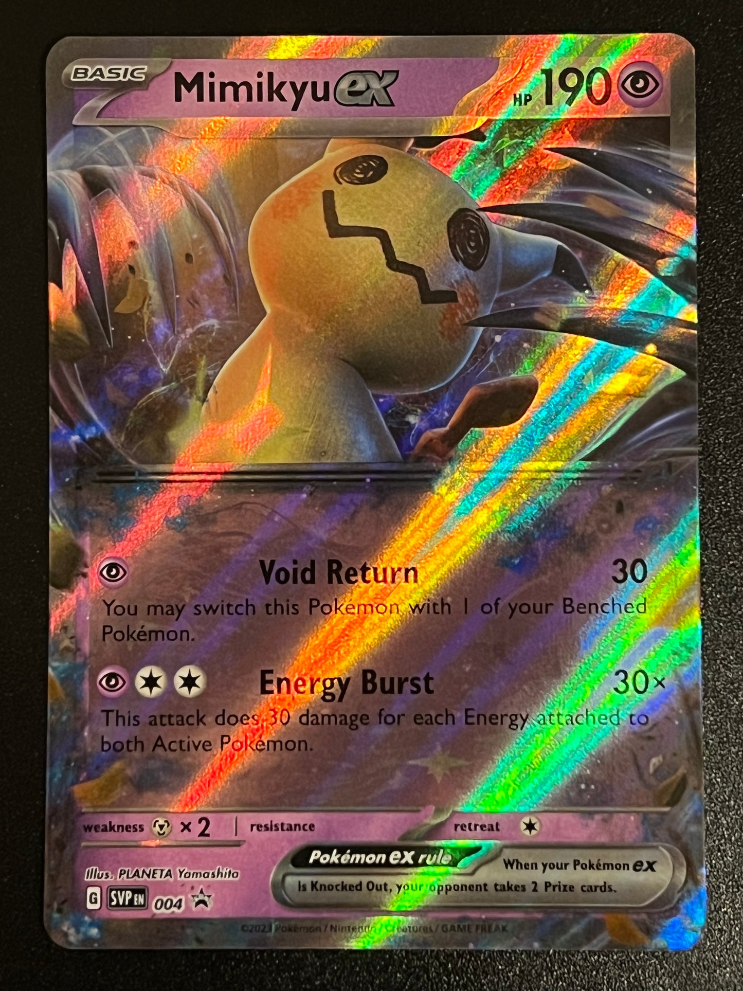 SVP004 Mimikyu Ex - Black Star Promo