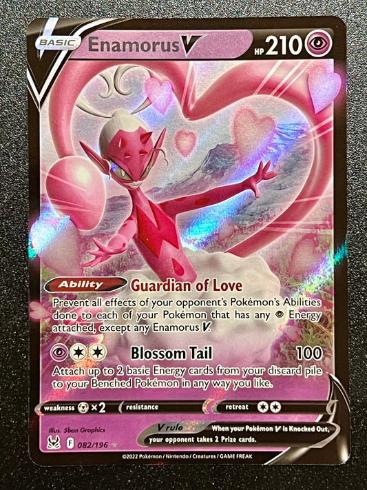 Enamorus V - 082/196 Lost Origin Rare Holo