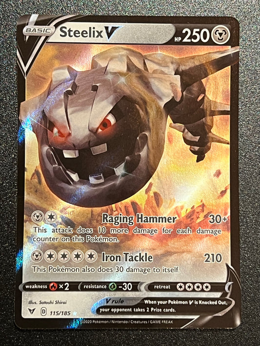 115/185 Steelix V - Pokémon Vivid Voltage Ultra Rare