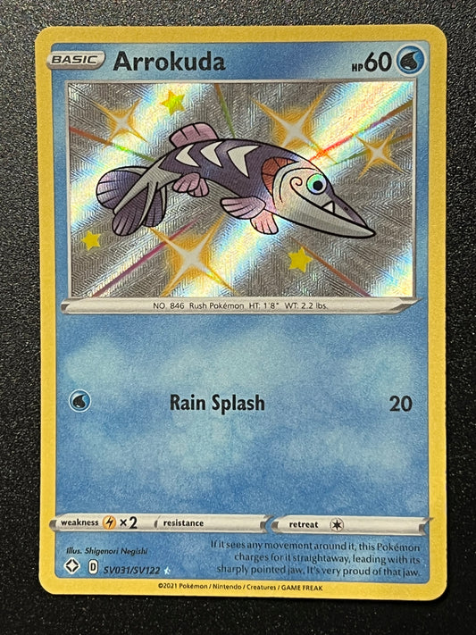 Arrokuda - SV031/SV122 Shining Fates Rare Shiny Holo