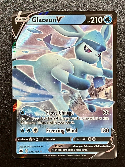 038/159 Glaceon V - Pokémon Crown Zenith Ultra Rare