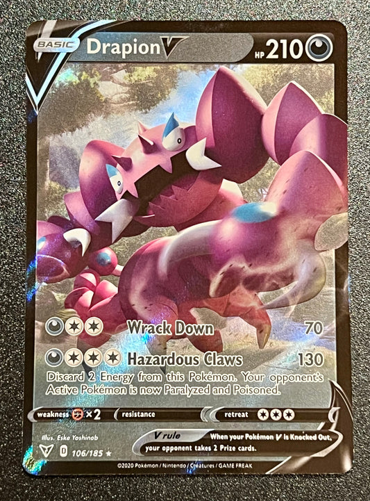 106/185 Drapion V - Pokémon Vivid Voltage Ultra Rare