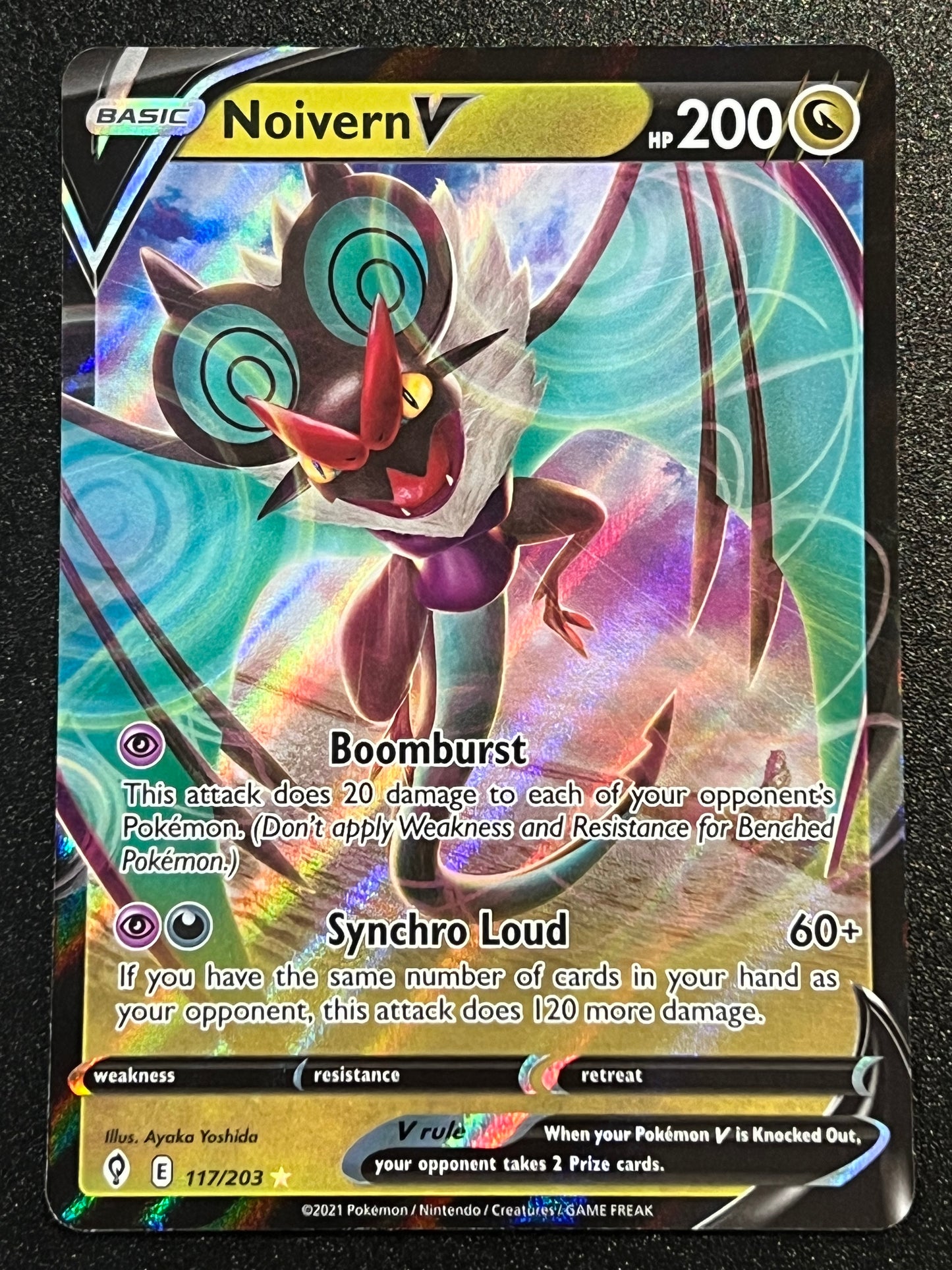 117/203 Noivern V - Evolving Skies Ultra Rare