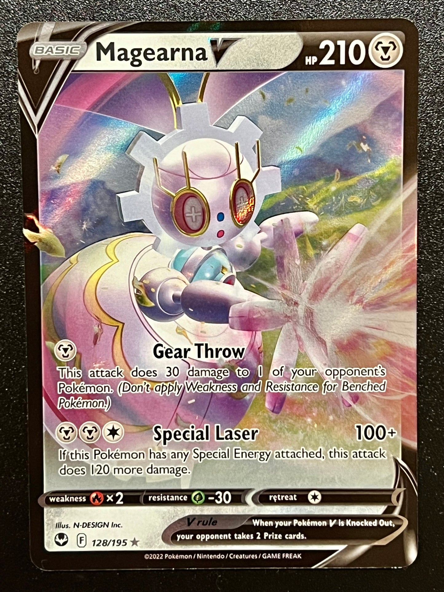 Magearna V - 128/195 Silver Tempest Rare Holo