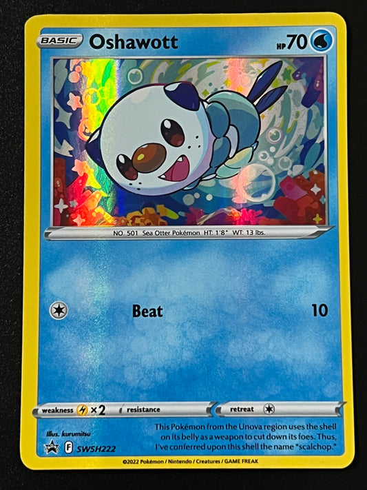 Oshawott - SWSH222 Holo Promo Black Star