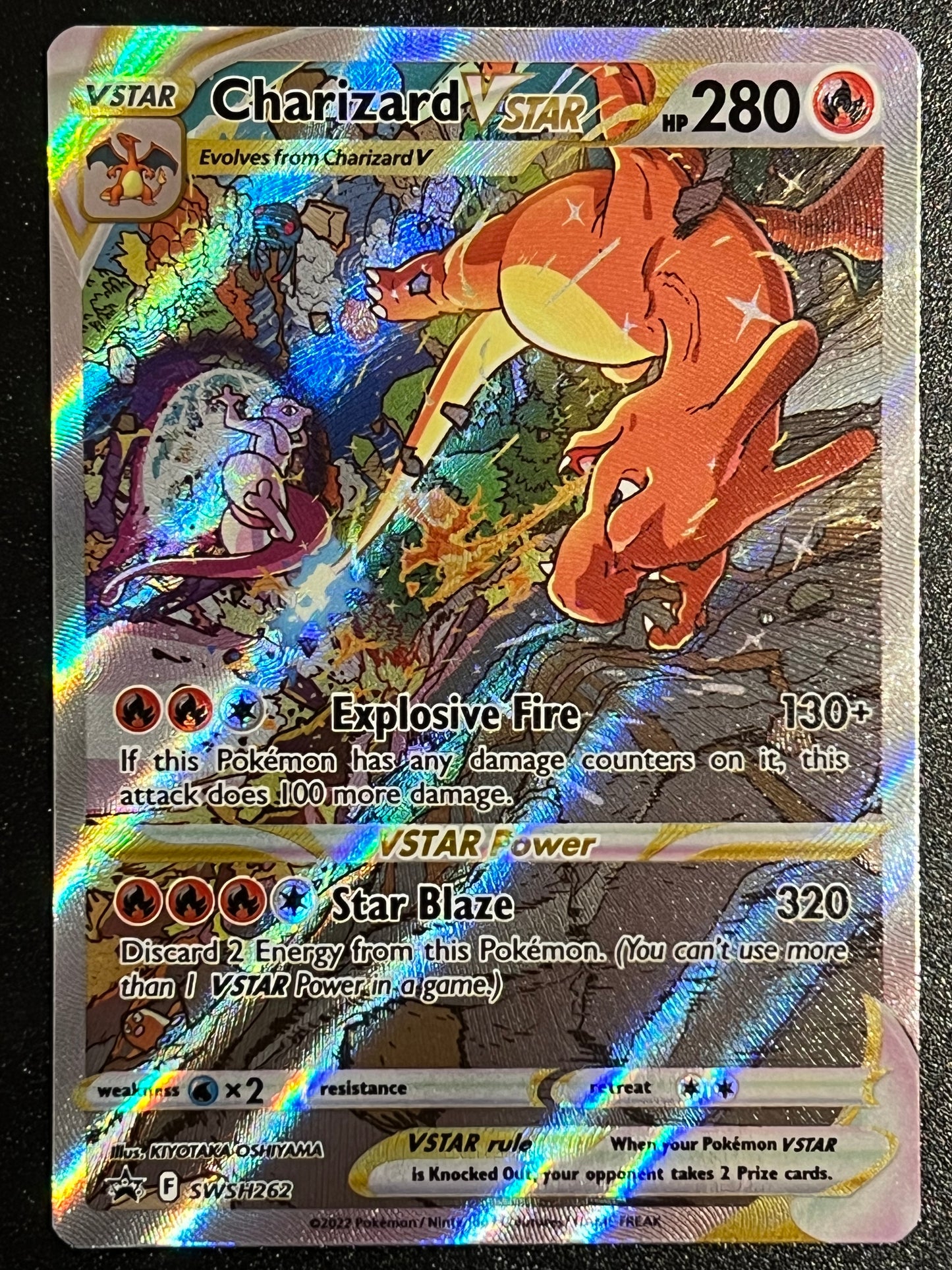 Charizard VStar - SWSH262 Holo Promo Black Star