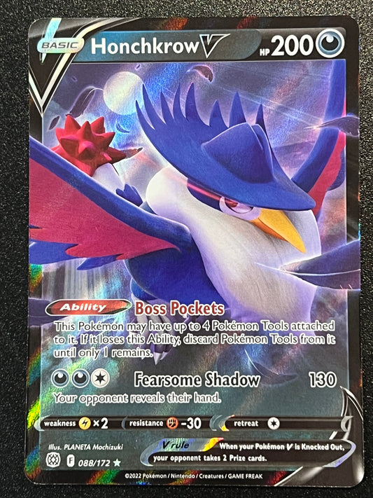 Honchkrow V - 088/172 Brilliant Stars Rare Holo V