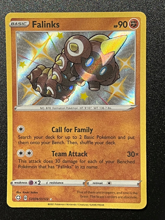 Falinks - SV074/SV122 Shining Fates Rare Shiny Holo