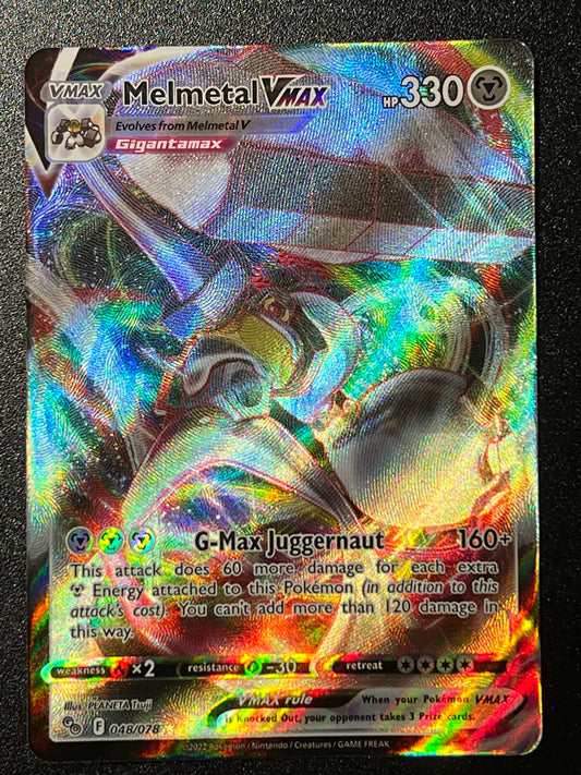 Melmetal VMax - 048/078 PoGo Rare Holo VMax