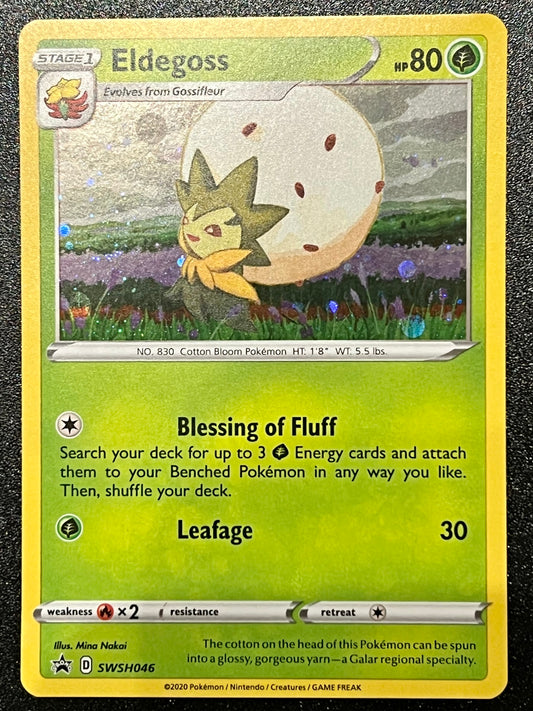 Eldegoss - SWSH046 Holo Promo Black Star