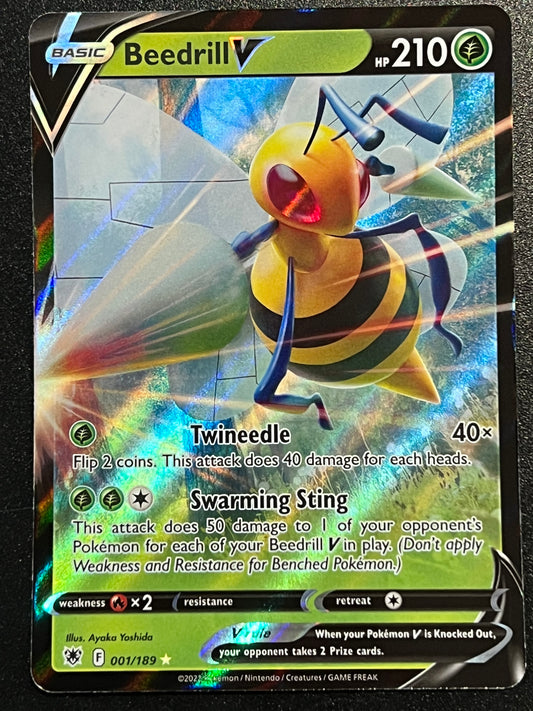 Beedrill V - 001/189 Astral Radiance Rare Holo