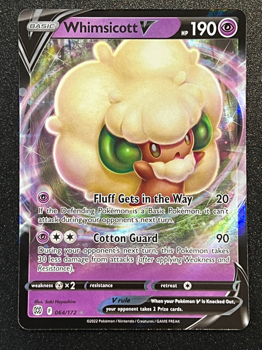 Whimsicott V - 064/172 Brilliant Stars Rare Holo V