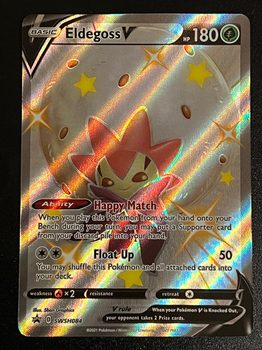 Eldegoss V - SWSH084 Holo Promo Black Star