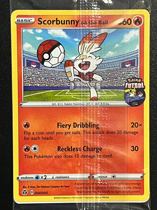 Scorbunny on the Ball (SEALED) - 004/005 Futsal Collection