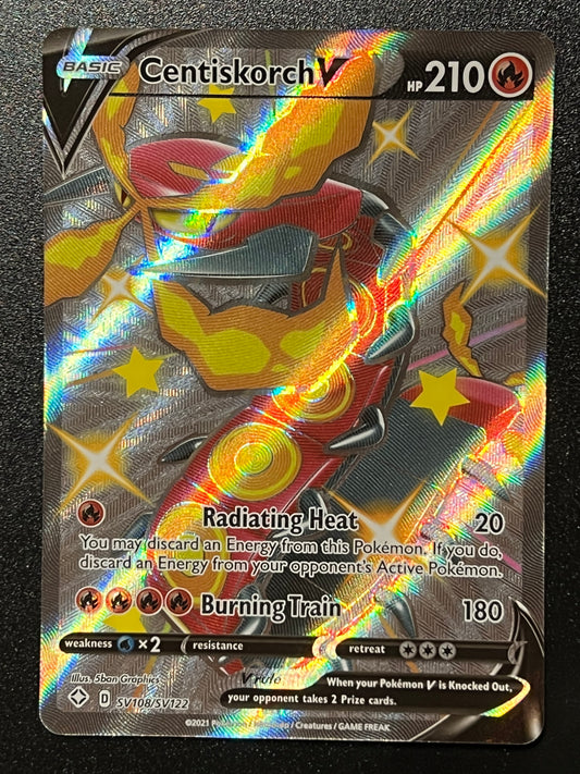 Centiskorch V - SV108/SV122 Shining Fates Rare Holo V