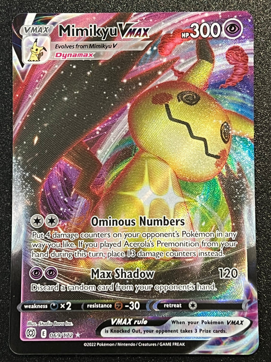 Mimikyu VMax - 069/172 Brilliant Stars Rare Holo VMax