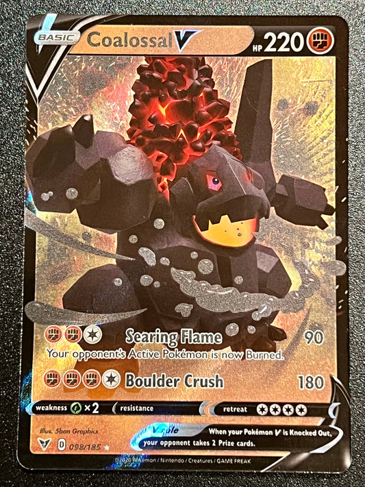 098/185 Coalossal V - Pokémon Vivid Voltage Ultra Rare