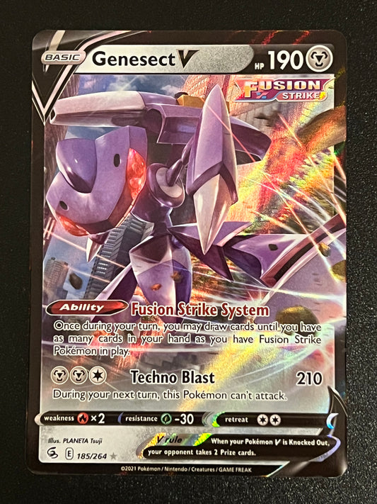 Genesect V - 185/264 Fusion Strike Rare Holo V