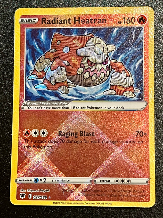 Radiant Heatran - 027/189 Astral Radiance Rare Radiant Holo