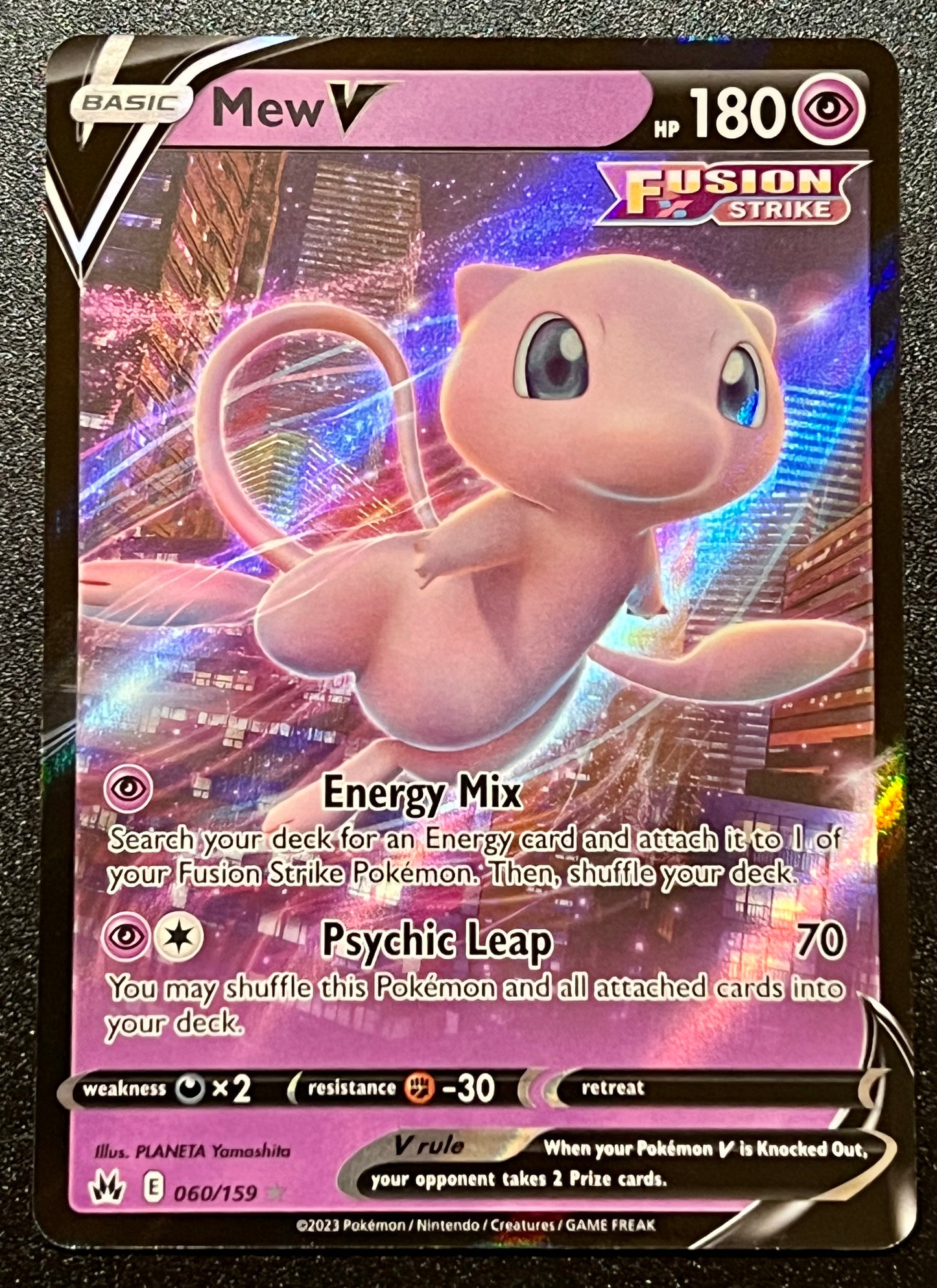 060/159 Mew V - Pokémon Crown Zenith Ultra Rare