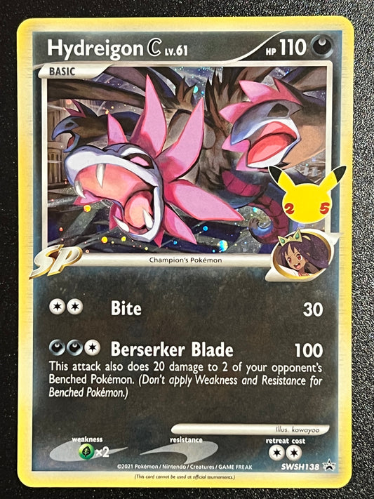 Hydreigon C - SWSH138 - Holo Promo Black Star