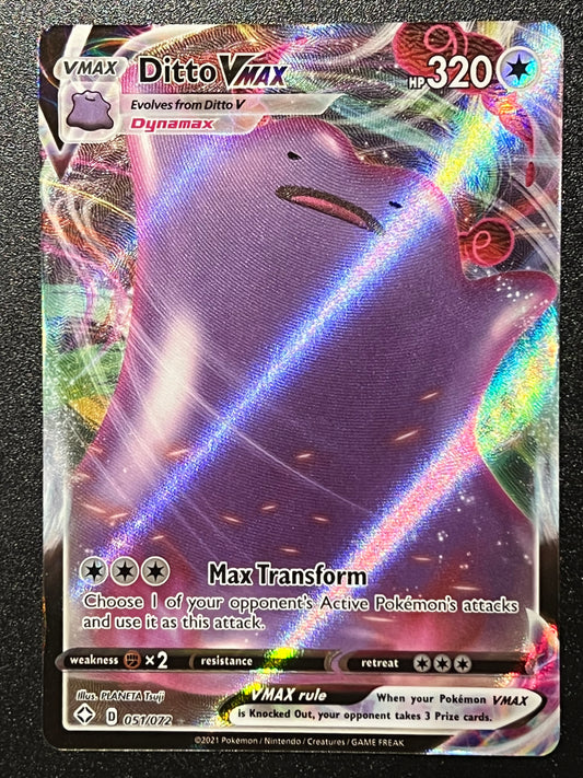 Ditto VMax - 051/072 Shining Fates Rare Holo VMax