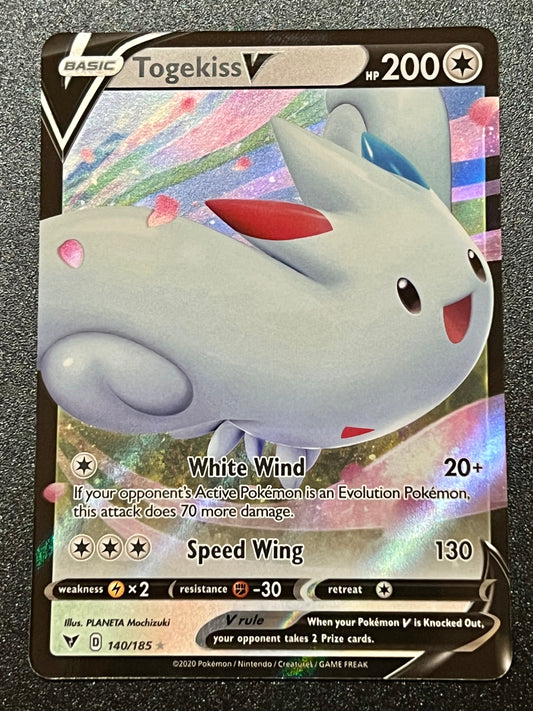 140/185 Togekiss V - Pokémon Vivid Voltage Ultra Rare