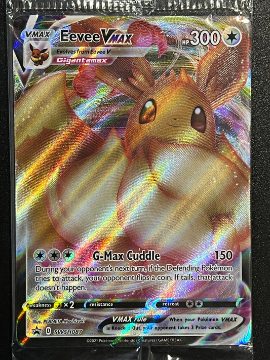 Eevee VMax (SEALED) - SWSH087 - Holo Promo Black Star