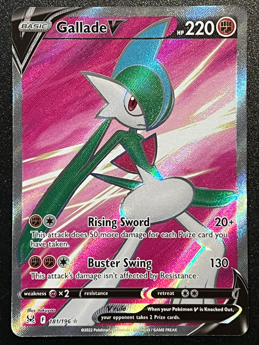 Gallade V - 181/196 Lost Origin Rare Holo V Full Art