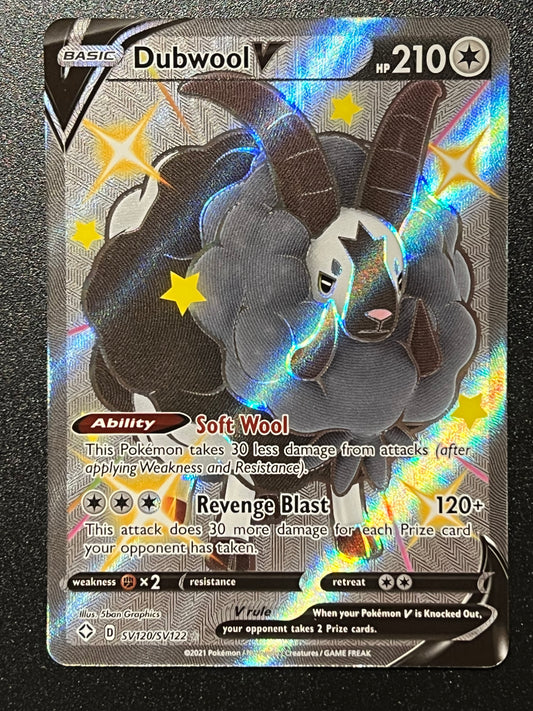 Dubwool V - SV120/SV122 Shining Fates Rare Holo V