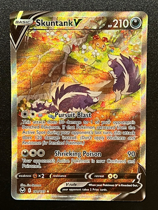 181/195 Skuntank V - Pokémon Silver Tempest Alternate Full Art