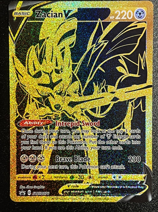 Zacian V - SWSH076 Holo Promo Black Star