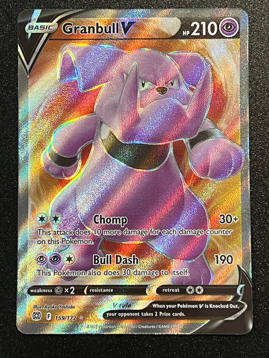 Granbull V - 159/172 Brilliant Stars Rare Full Art Holo V