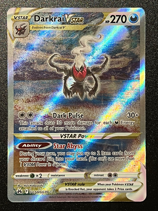 GG50/GG70 Darkrai VStar - Pokémon Crown Zenith Ultra Rare