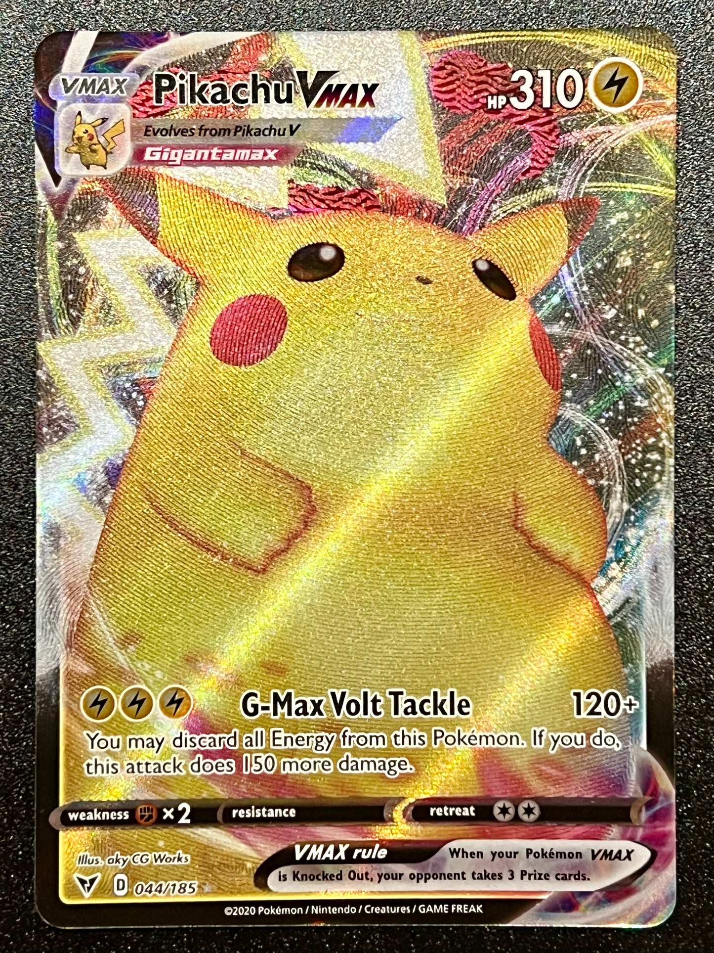 044/185 Pikachu VMax - Pokémon Vivid Voltage Ultra Rare