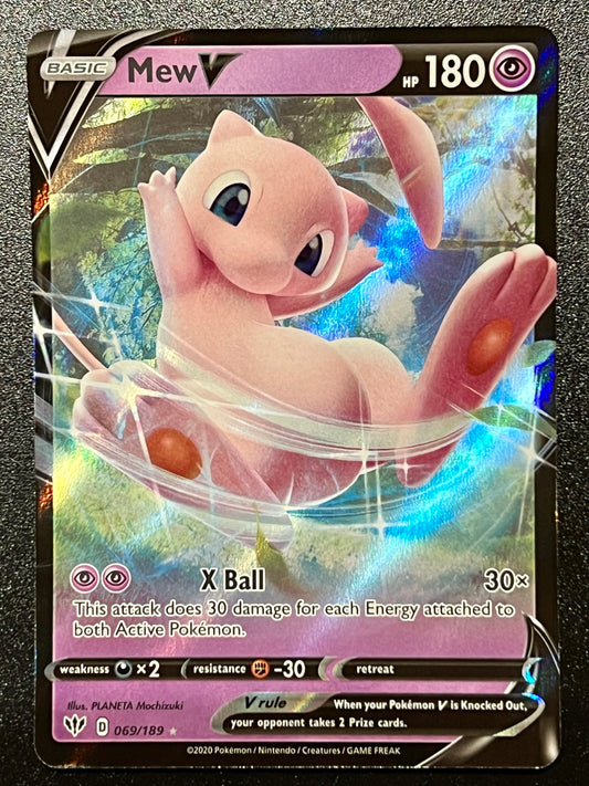 069/189 Mew V - Pokémon Darkness Ablaze Ultra Rare